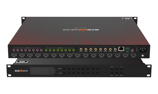8X8 4K UHD Seamless HDMI Matrix Switcher/Video Wall Processor/Multiviewer with Scaler/Ir/Audio/Ip and RS-232