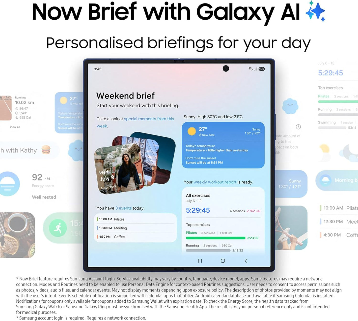 Galaxy Z Fold7 AI Phone, Thin and Light Foldable Design, Large Screen, 200MP Camera, 256GB Storage, 12GB Memory, 4400 Mah Battery, Blue Shadow, 3 Year Extended Warranty (UK Version)