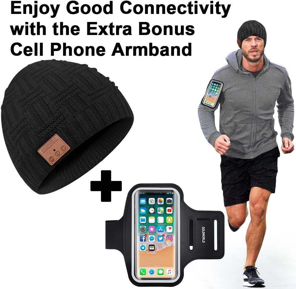 Bluetooth Beanie Hat,Stocking Stuffers Gifts for Women Men Him Teenage