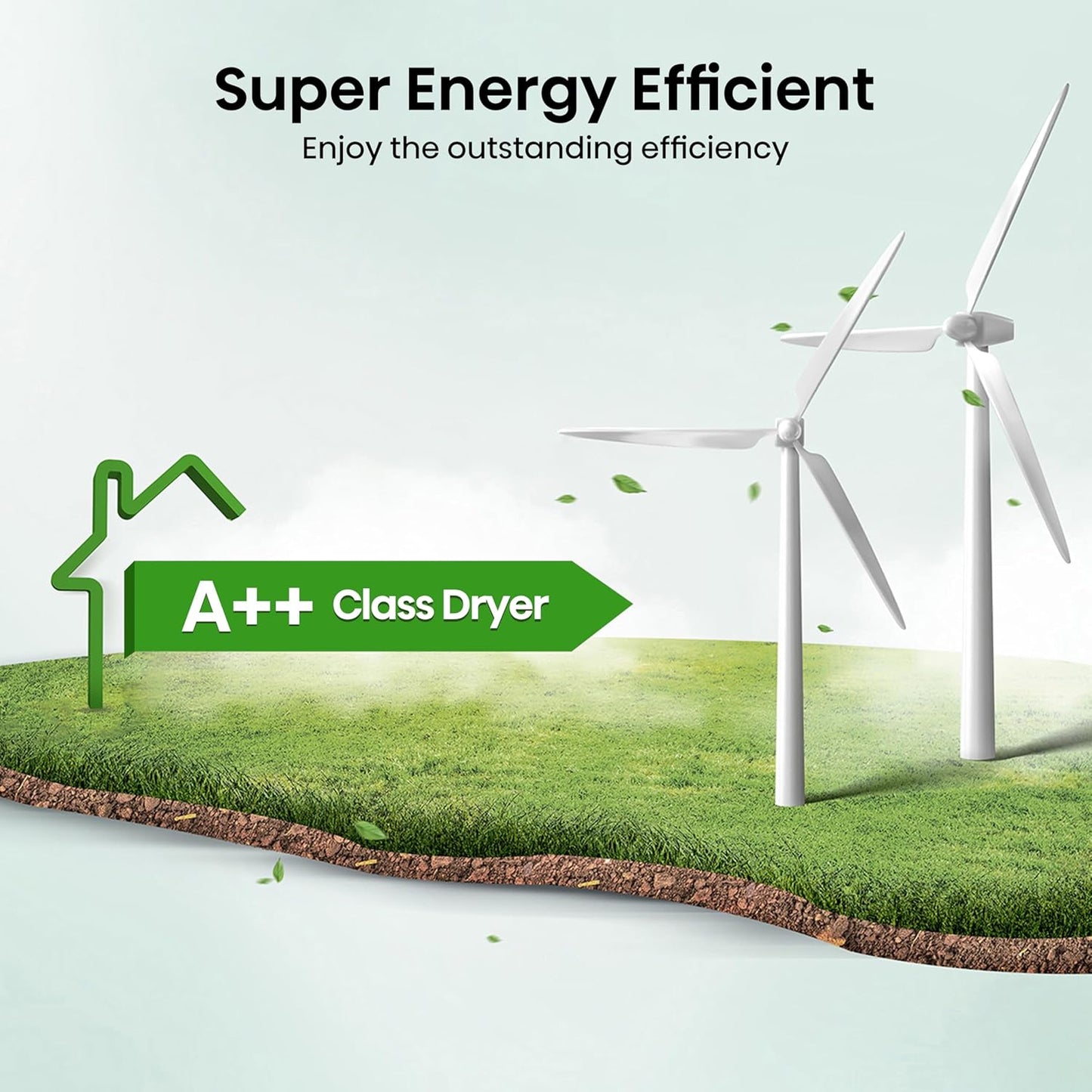 DH1Q802BW2 60Cm Freestanding 8 KG Heatpump Front Load Tumble Dryer, 16 Programmes, Auto Dry, Steam Refresh, Allergy Care - White