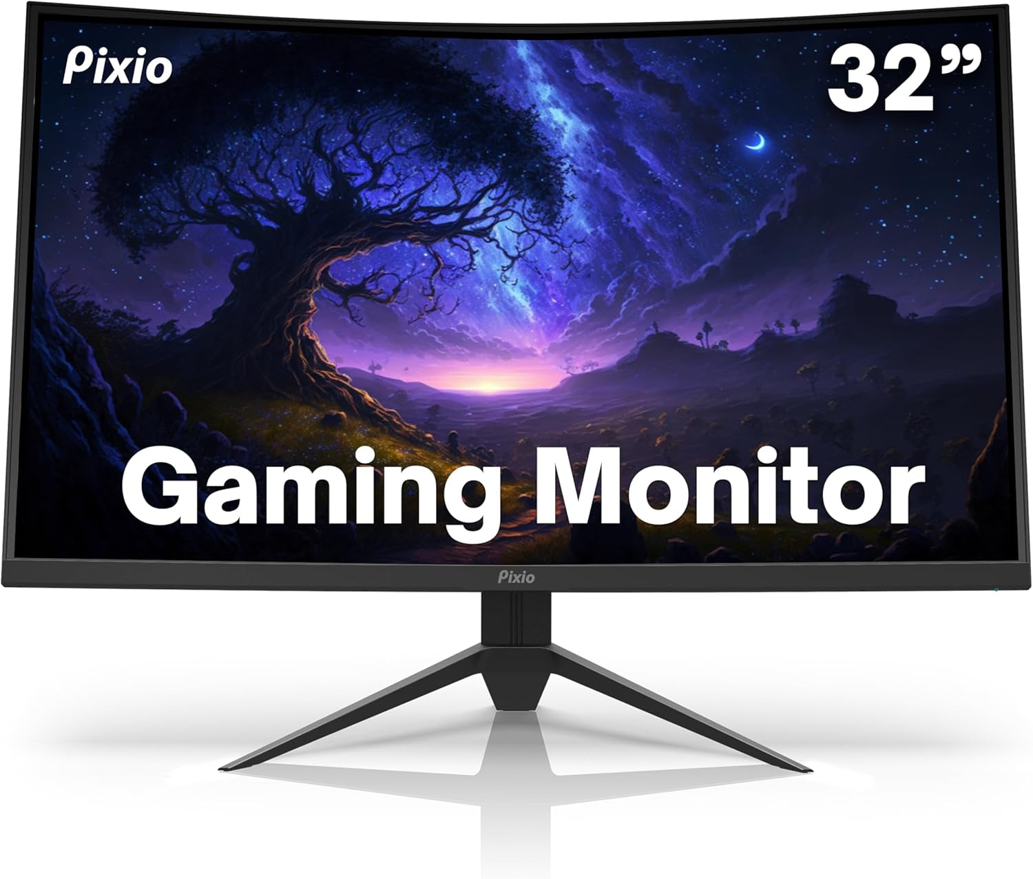 PXC325 32 Inch 165Hz Refresh Rate FHD 1080P Resolution 1500R Curve VA Panel 1Ms Response Time Adaptive Sync HDR Curved Gaming Monitor