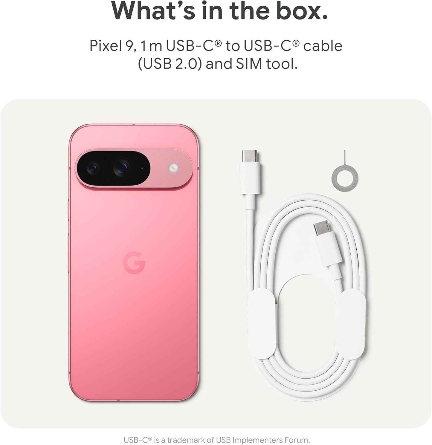 Pixel 9 - Unlocked Android Smartphone with Gemini, Advanced Camera, 24-Hour Battery, and 6.3" Actua Display - Porcelain, 128GB