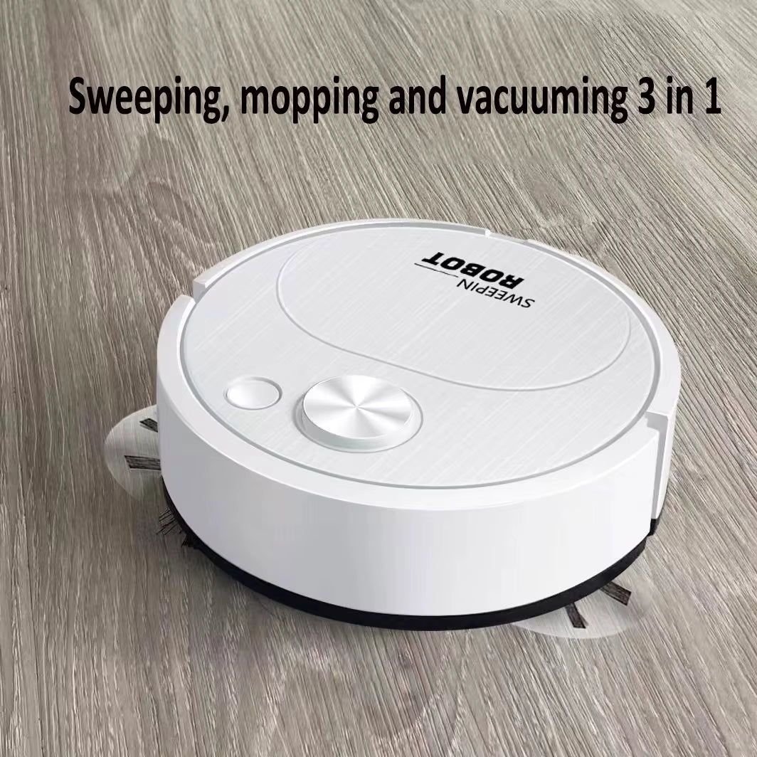 NEW USB Sweeping Robot Vacuum Cleaner Mopping 3 in 1 Smart Wireless 1500Pa Dragging Cleaning Sweep Floor for Home Office