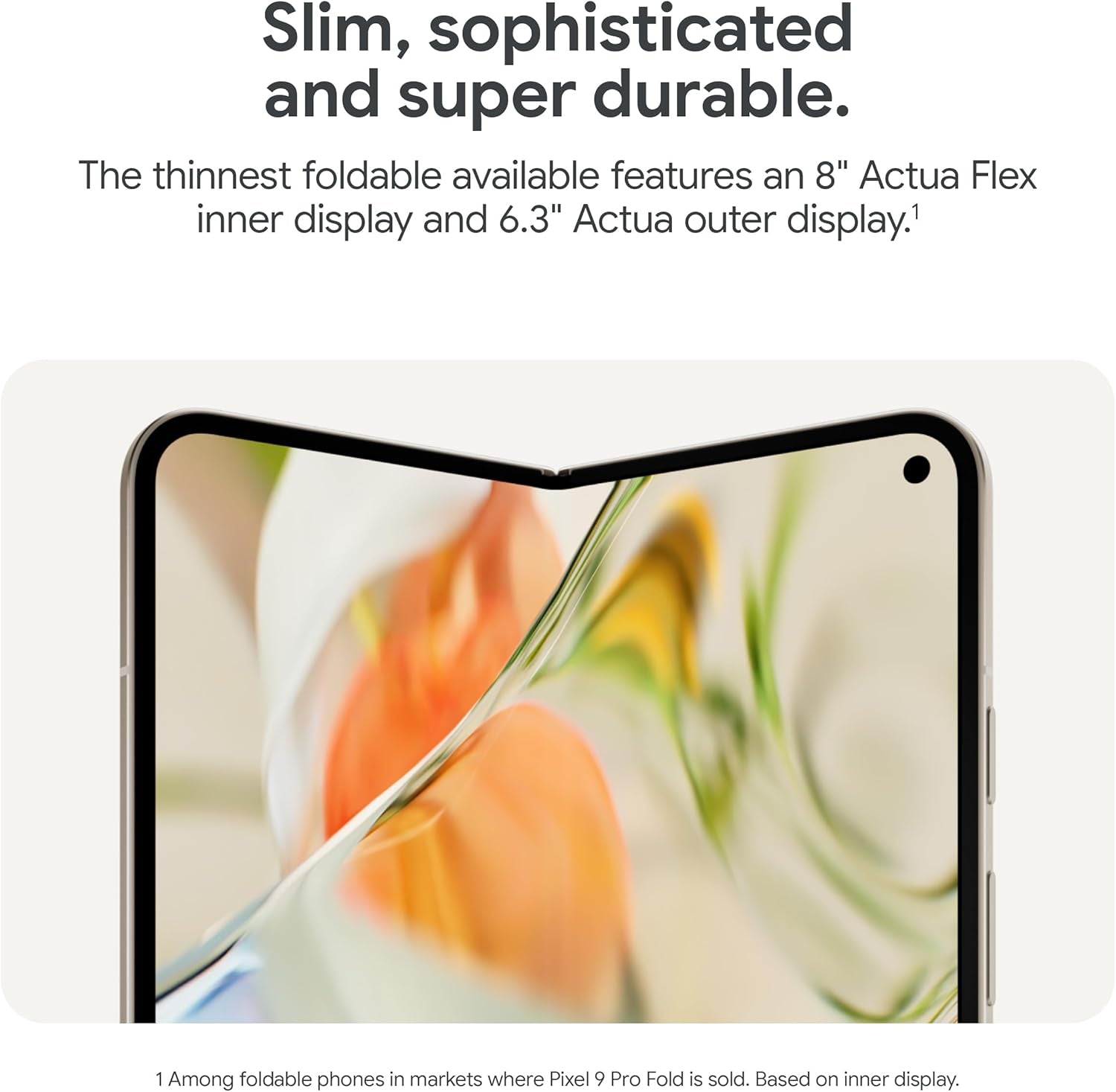 Pixel 9 Pro Fold - Unlocked Android Smartphone with Gemini - Advanced Triple Rear Camera System - Foldable Display - Hands-Free Video - Obsidian, 512GB