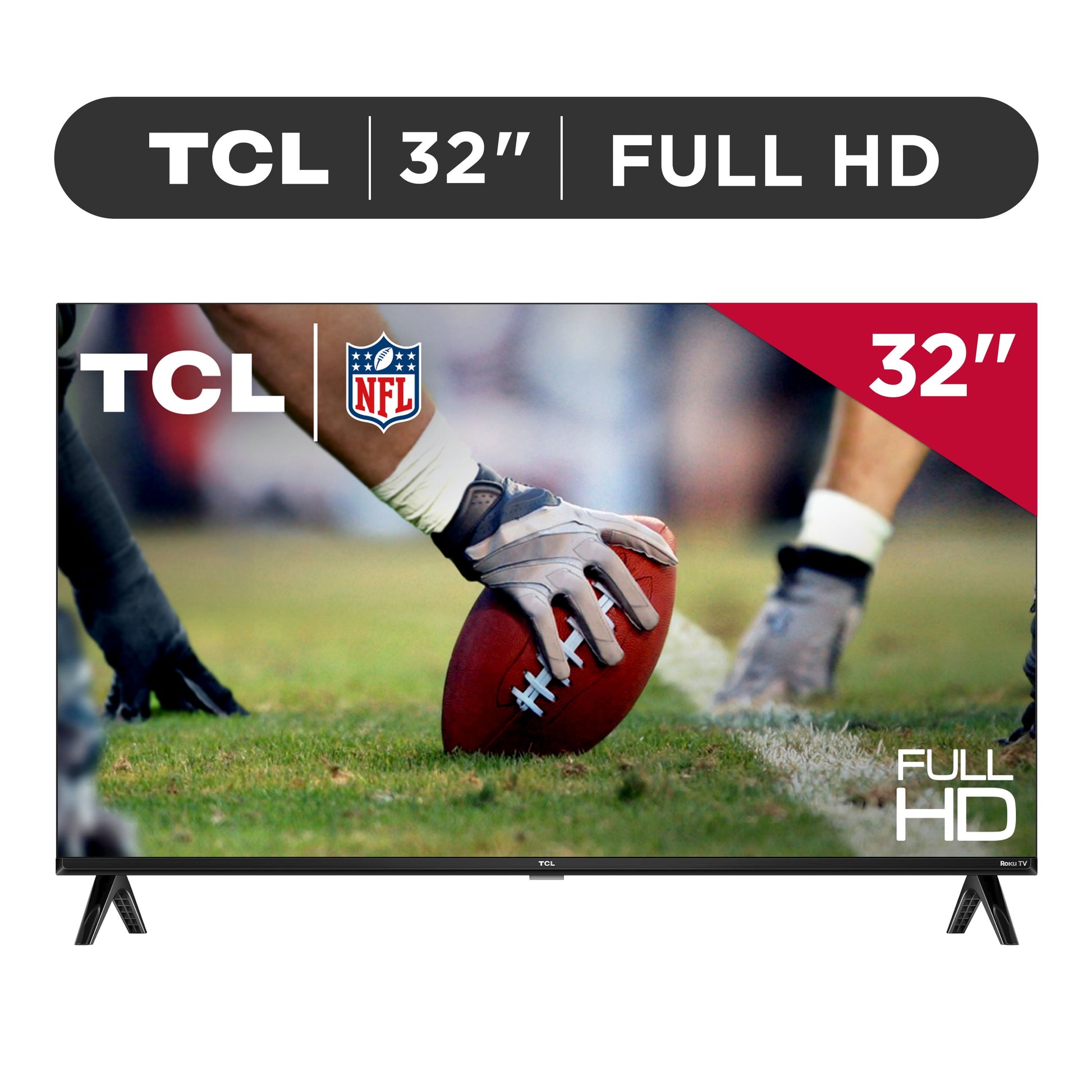 TCL 32” Class S3 (32S357) Full HD 1080P LED Smart TV with Roku TV