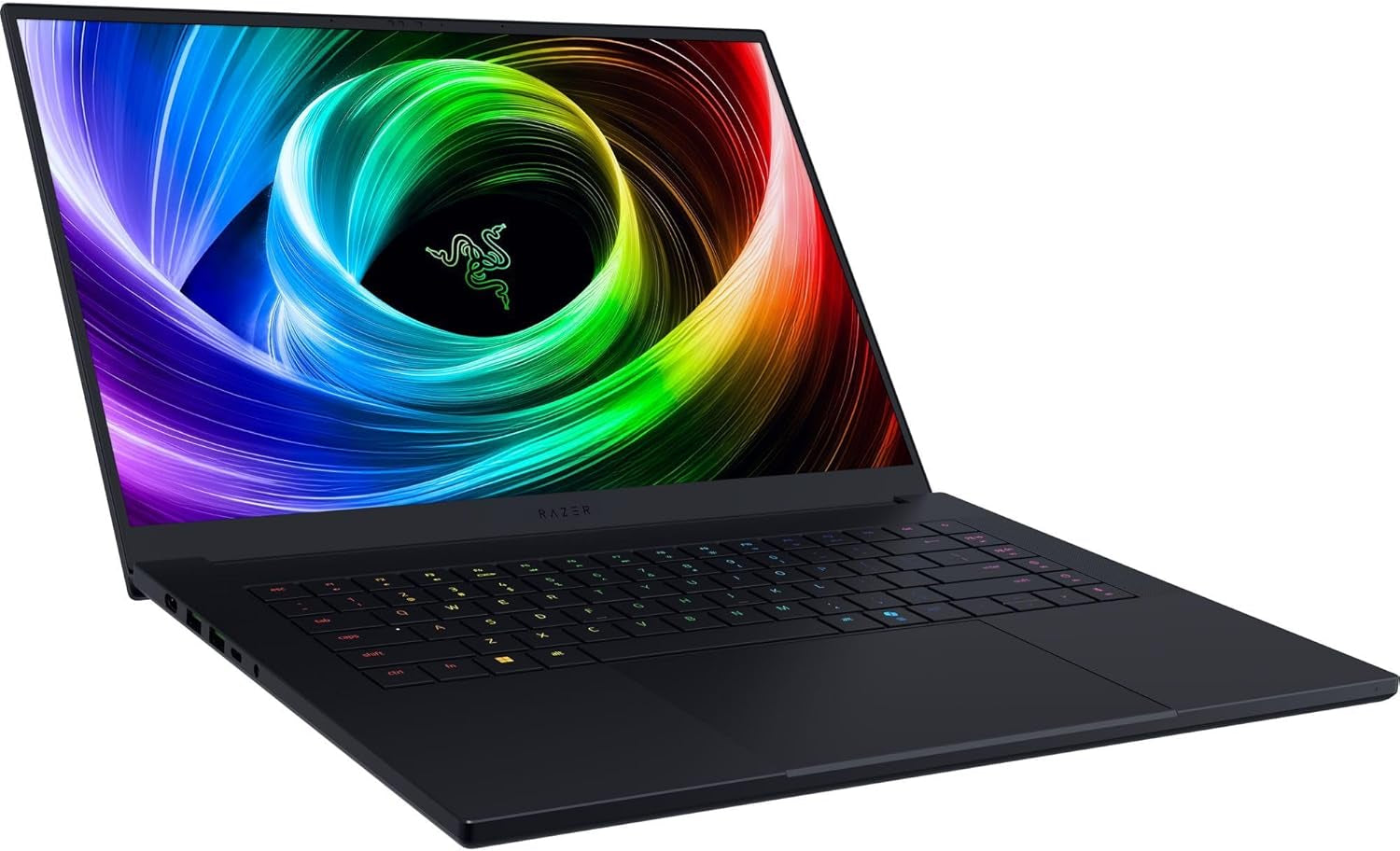 Blade 16 (2025) - 16 Inch AI Gaming Laptop - NVIDIA Geforce RTX 5080 - AMD Ryzen AI 9 365-16" QHD+ 240Hz OLED Display - 32GB LPDDR5X 8000 Mhz - 1TB SSD - Uk-Layout | Black