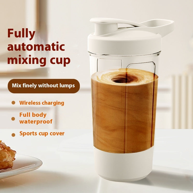 400ML 14oz Electric Protein Powder Mixing Cup Automatic Shaker Mixer Shake Bottle Milk Coffee Blender Kettle Fro Gym 1200mAh Sertex