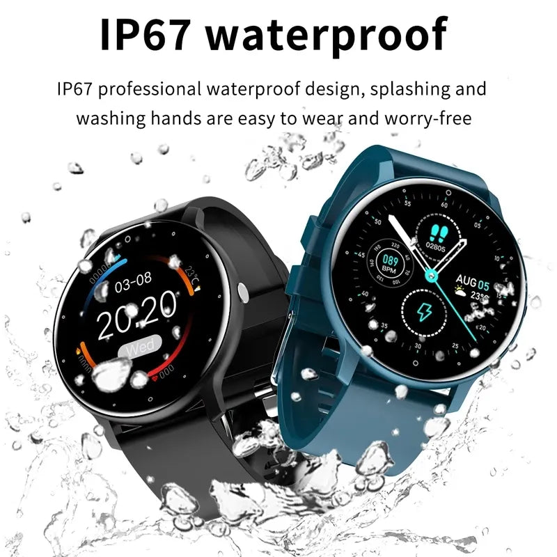 Men Smart Watch Smartwatch Waterproof Bluetooth Bracelet Sport Fitness Tracker Blood Pressure Heart Rate Monitor Watches for Android Ios