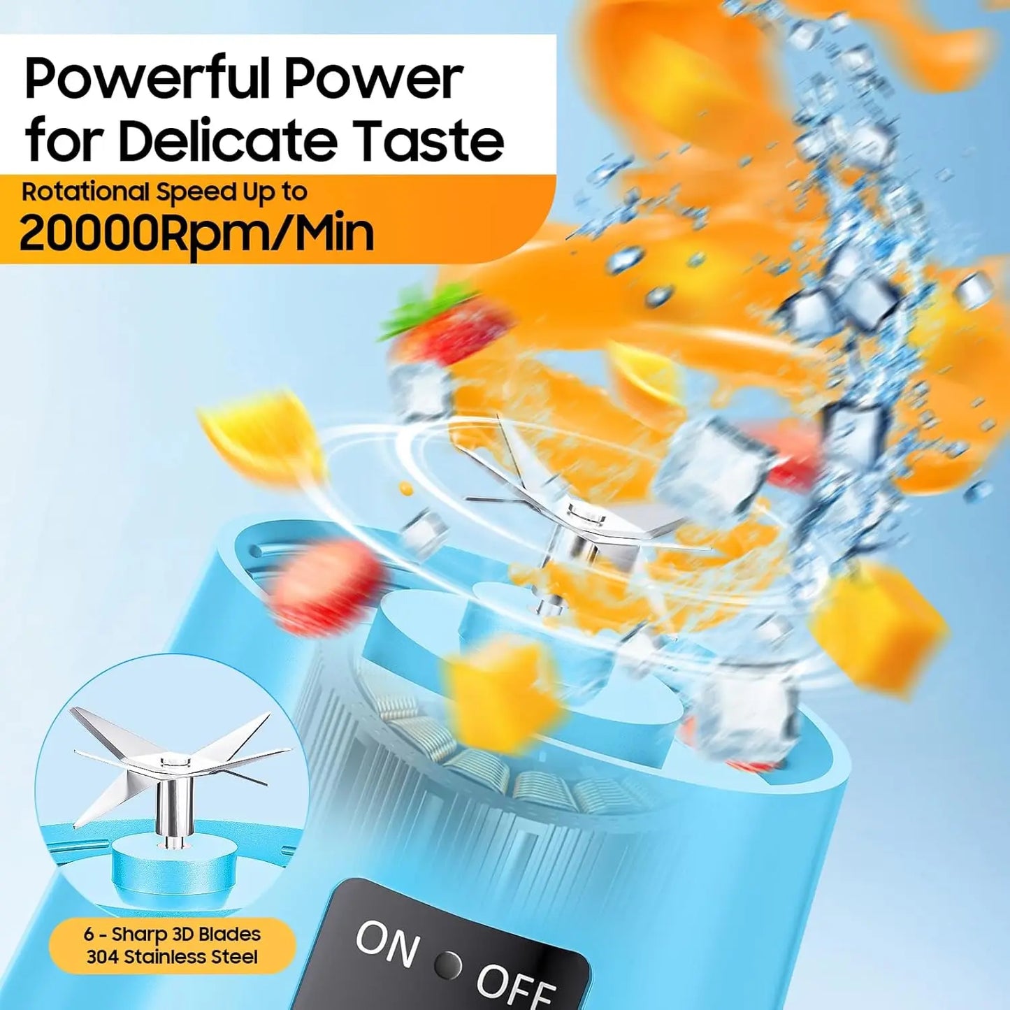 380Ml Household Juice Mixer Mini Electric Juicer USB Rechargeable Smoothie Smoothie Shake Mixer Outdoor Picnic Portable Juicer
