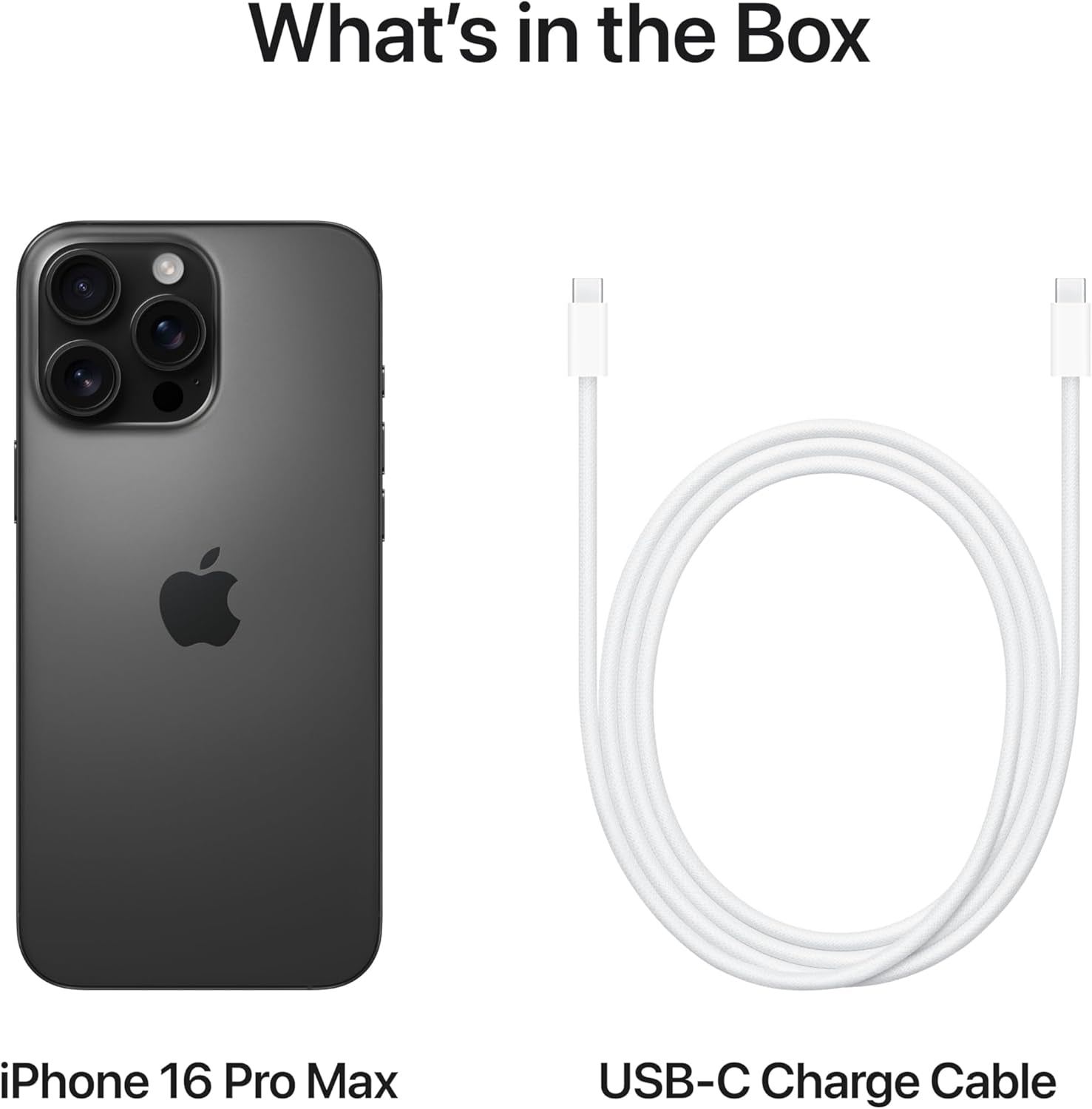 Iphone 16 Pro Max 256 GB: 5G Mobile Phone with  Intelligence, Camera Control, A18 Pro Chip and a Huge Leap in Battery Life. Works with Airpods; Black Titanium