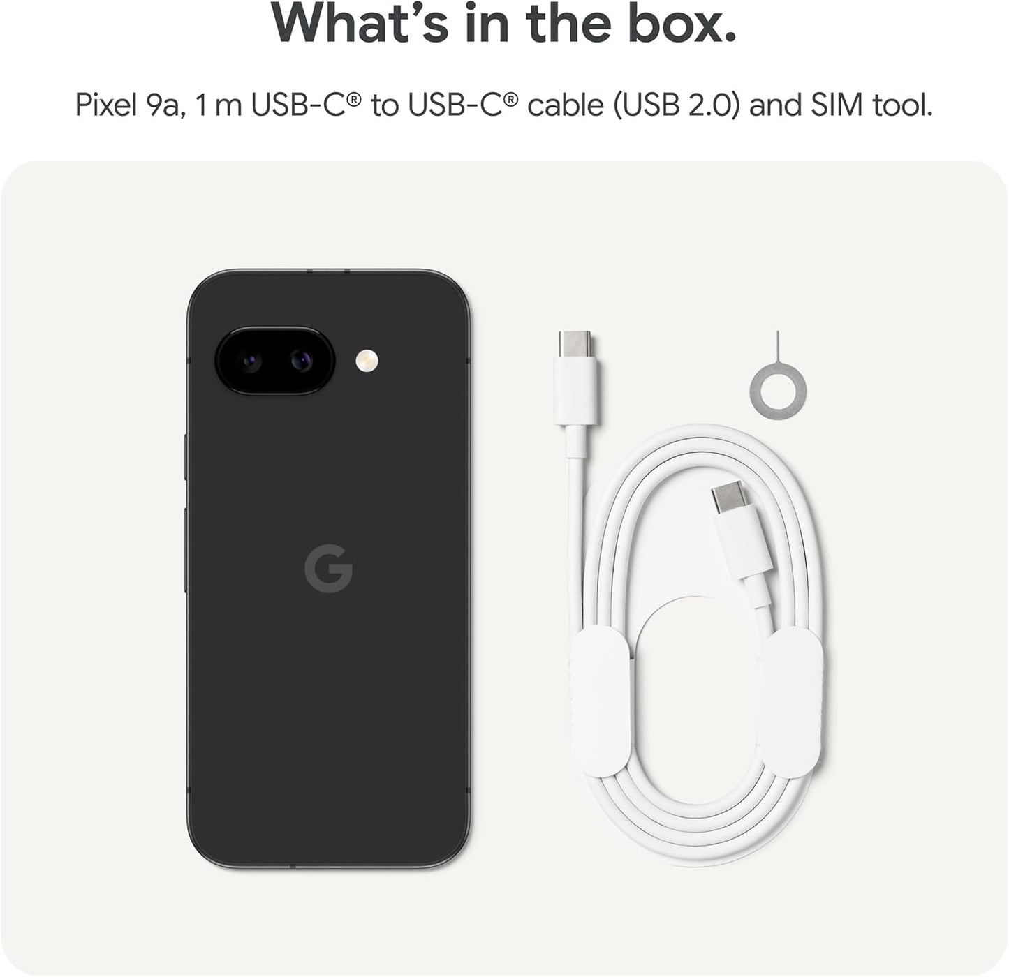 Pixel 9A – Unlocked Android Smartphone with AI Camera, All-Day Battery and Powerful Security – Peony, 128GB