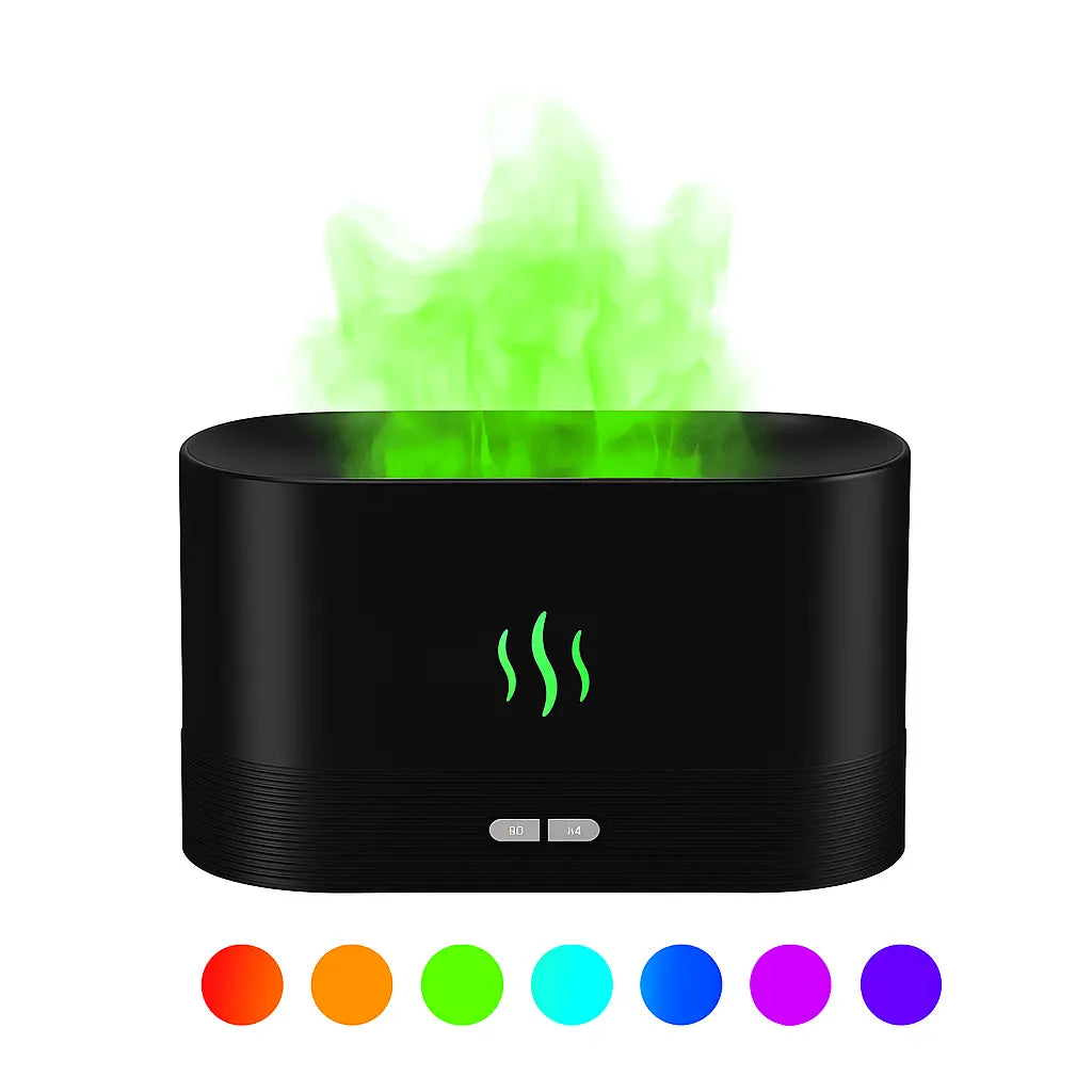Flame Mist Humidifier & Aroma Diffuser Gadgystox