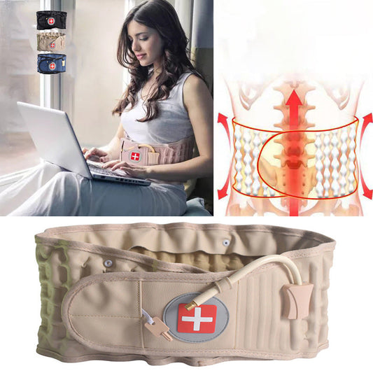 Belt Support Brace Physio Decompression Back Relief Waist Lumbar Traction Sertex