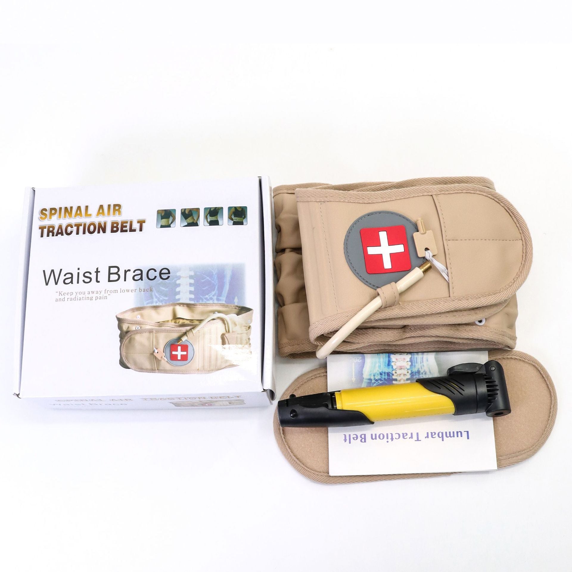 Belt Support Brace Physio Decompression Back Relief Waist Lumbar Traction Sertex