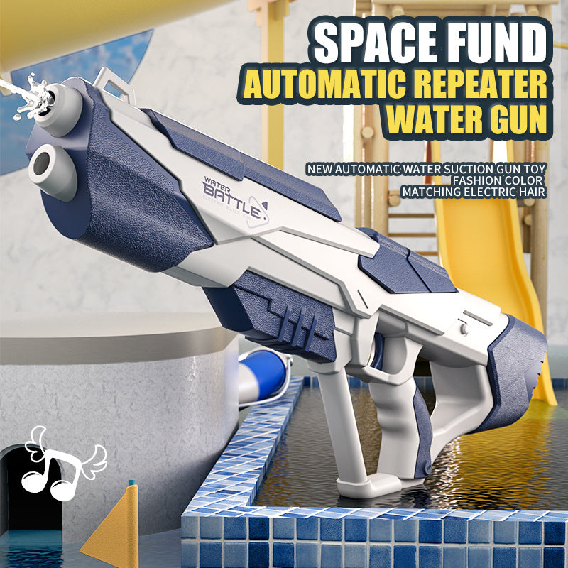 Space Water Gun Electric Automatic Water Absorption Water Fights Toy Outdoor Beach Swimming Pool Bath Toys For Children Kid Gift Sertex