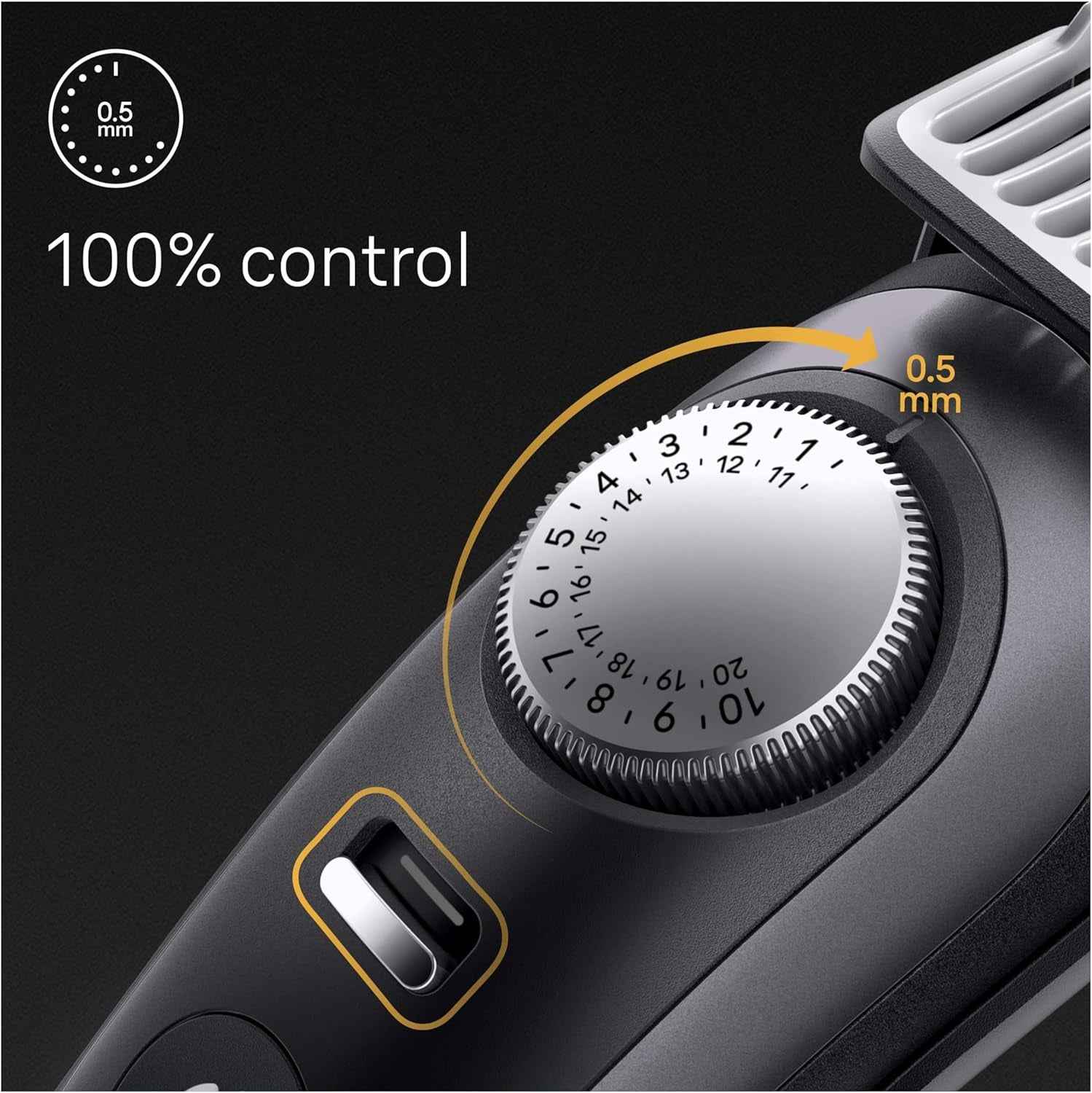 Beard Trimmer Series 9 BT9441, Beard Trimmer Men Rechargeable, Trimmer with Barber Tools and 180-Min Runtime, Hair and Beard Trimmers for Men, Black