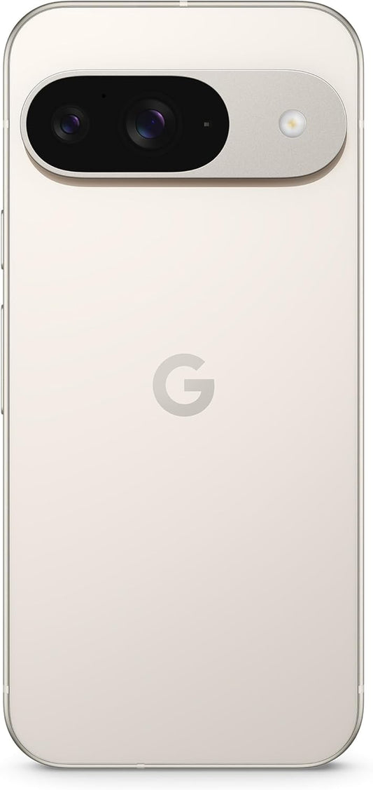 Pixel 9 - Unlocked Android Smartphone with Gemini, Advanced Camera, 24-Hour Battery, and 6.3" Actua Display - Porcelain, 128GB