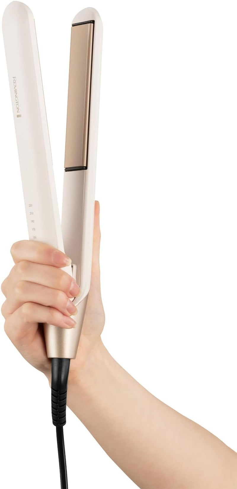 Shea Soft Hair Straightener - 110Mm Floating Coated Plates, Releases Micro-Conditioners to Promote Hairs Natural Shine, Digital Control with 5 Settings from 150-230°C,Storage Pouch, S4740