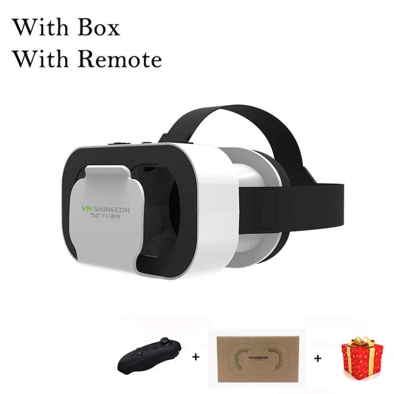 VR Glasses Virtual Reality Headset Viar Devices Helmet 3D Lenses Smart Goggles for Smartphones Phone Mobile Gogle Game Accessory