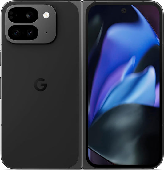 Pixel 9 Pro Fold - Unlocked Android Smartphone with Gemini - Advanced Triple Rear Camera System - Foldable Display - Hands-Free Video - Obsidian, 512GB