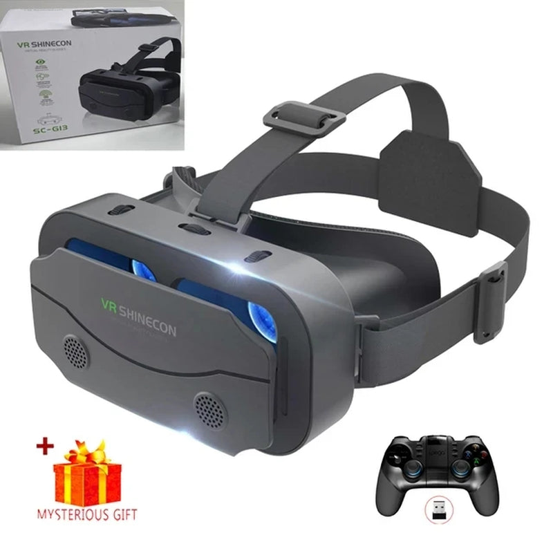 VR Glasses Virtual Reality Headset Viar Devices Helmet 3D Lenses Smart Goggles for Smartphones Phone Mobile Gogle Game Accessory