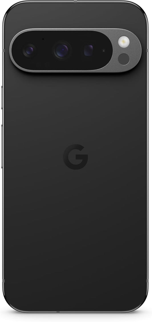 Pixel 9 Pro - Unlocked Android Smartphone with Gemini, Triple Rear Camera System, 24-Hour Battery, and 6.3" Super Actua Display - Obsidian, 128GB