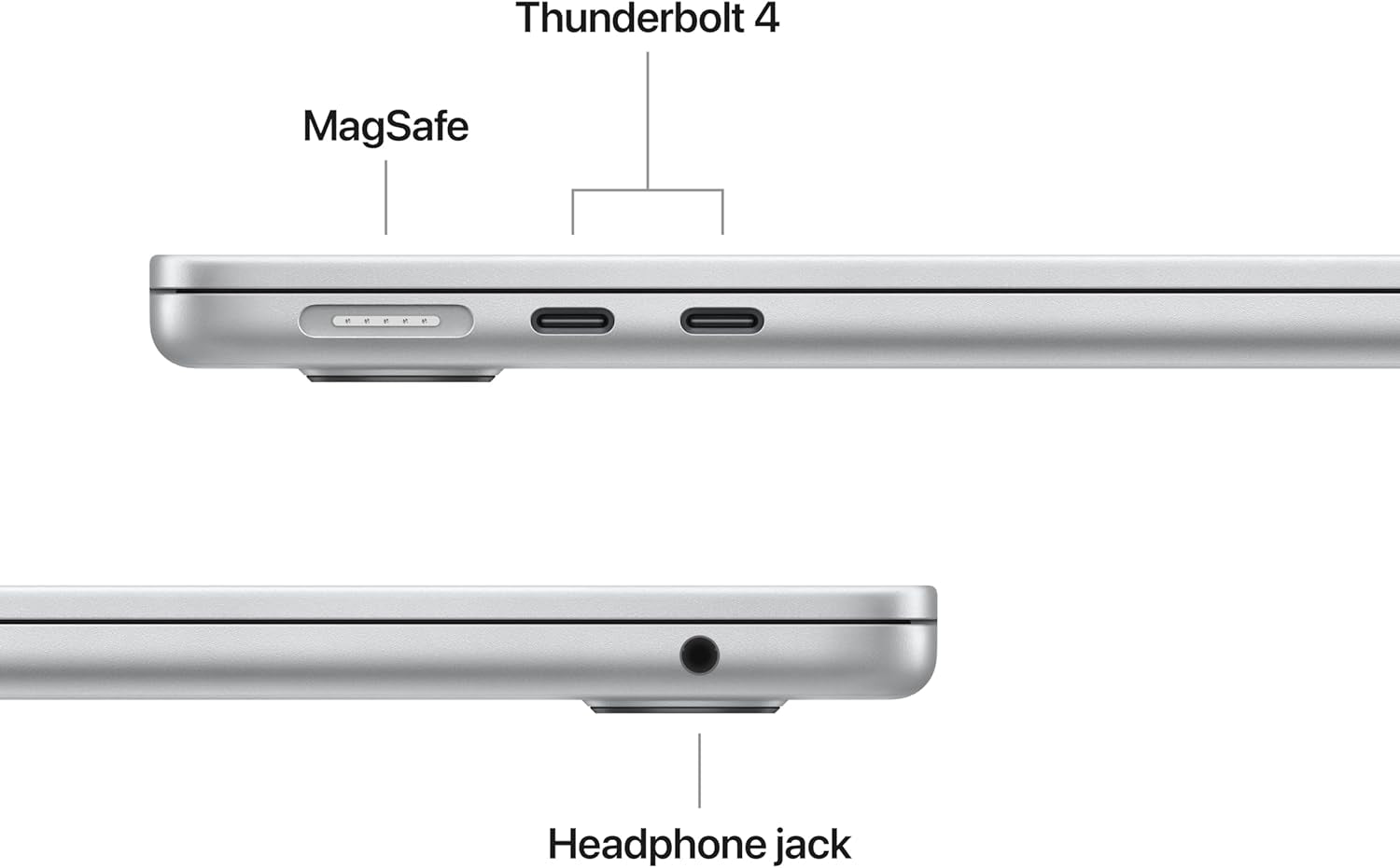 2025 Macbook Air 13-Inch Laptop with M4 Chip: Built for  Intelligence, 13.6-Inch Liquid Retina Display, 16GB Unified Memory, 256GB SSD Storage, 12MP Center Stage Camera, Touch ID; Silver