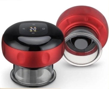 Intelligent vacuum cupping device electric breathing heating scraping massager Home cupping and scraping by maxdropshipping