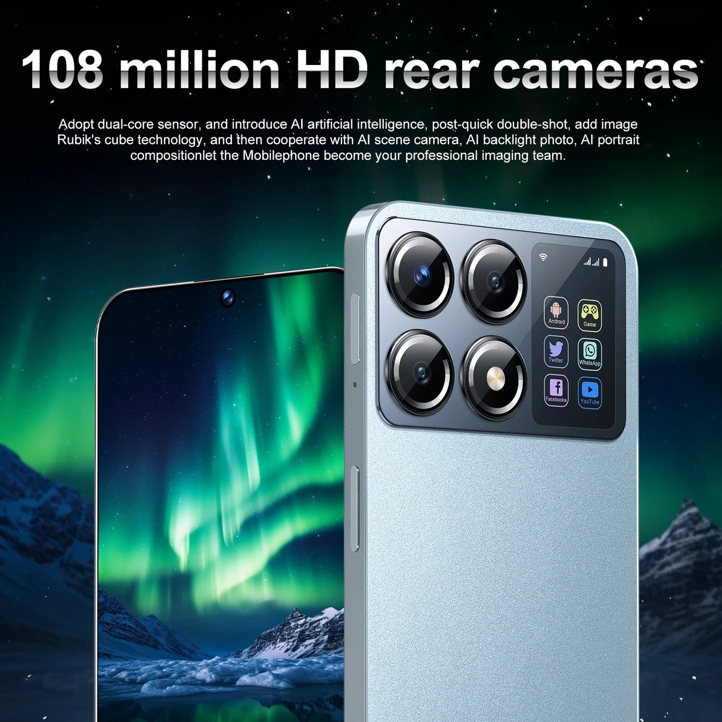 2025 New Xioami X7 Pro 7.3HD Global Edition Original Smart Dual Card 7800Mah Battery Facial Recognition Function