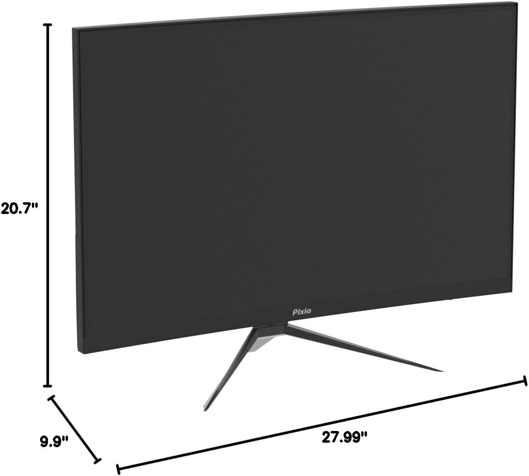 PXC325 32 Inch 165Hz Refresh Rate FHD 1080P Resolution 1500R Curve VA Panel 1Ms Response Time Adaptive Sync HDR Curved Gaming Monitor