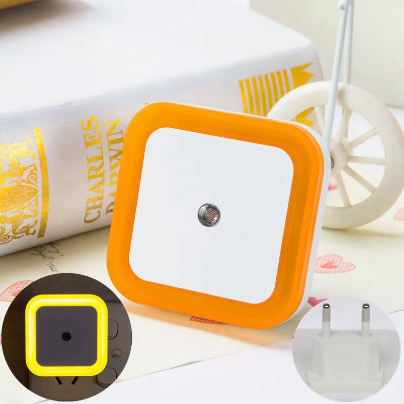 Wireless LED Night Light Sensor Lighting Mini EU/US Plug Night Lights for Children Room Bedroom Living Room Decoration Lighting