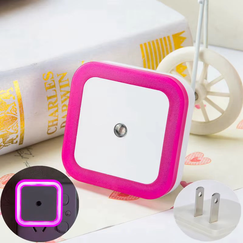 Wireless LED Night Light Sensor Lighting Mini EU/US Plug Night Lights for Children Room Bedroom Living Room Decoration Lighting