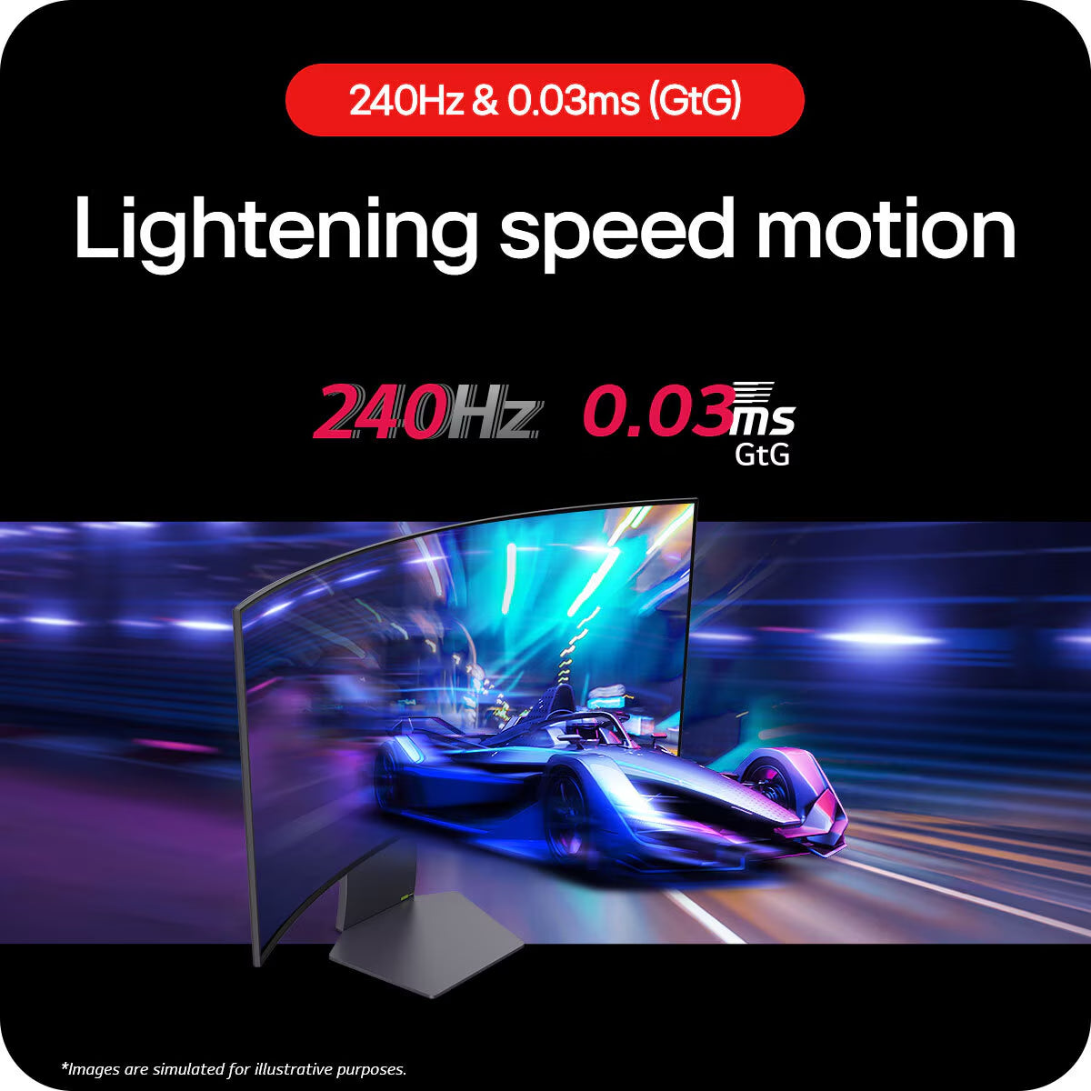 Ultragear 39 Inch WQHD 240Hz OLED Gaming Monitor, 39GS95QE-B