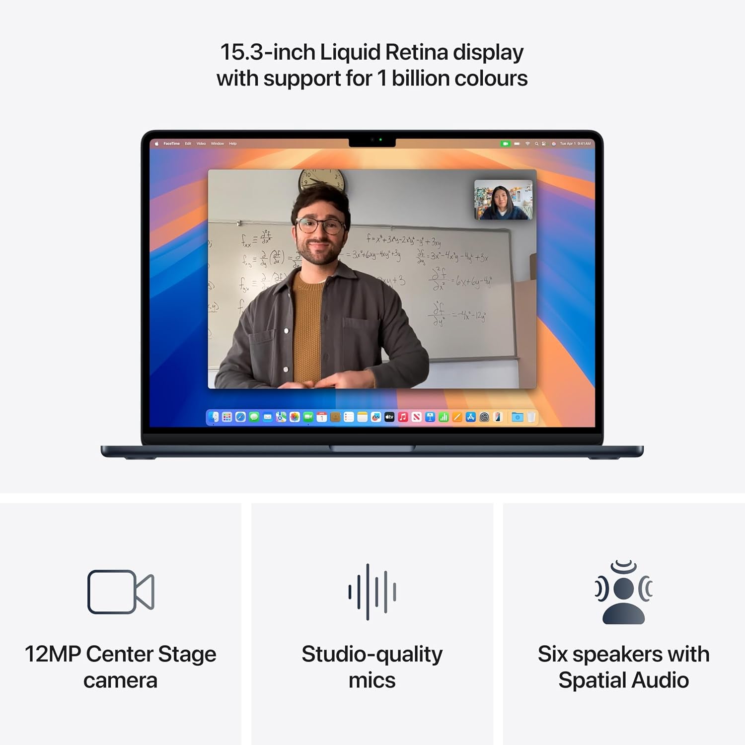 2025 Macbook Air 15-Inch Laptop with M4 Chip: Built for  Intelligence, 15.3-Inch Liquid Retina Display, 16GB Unified Memory, 256GB SSD Storage, 12MP Center Stage Camera, Touch ID; Midnight