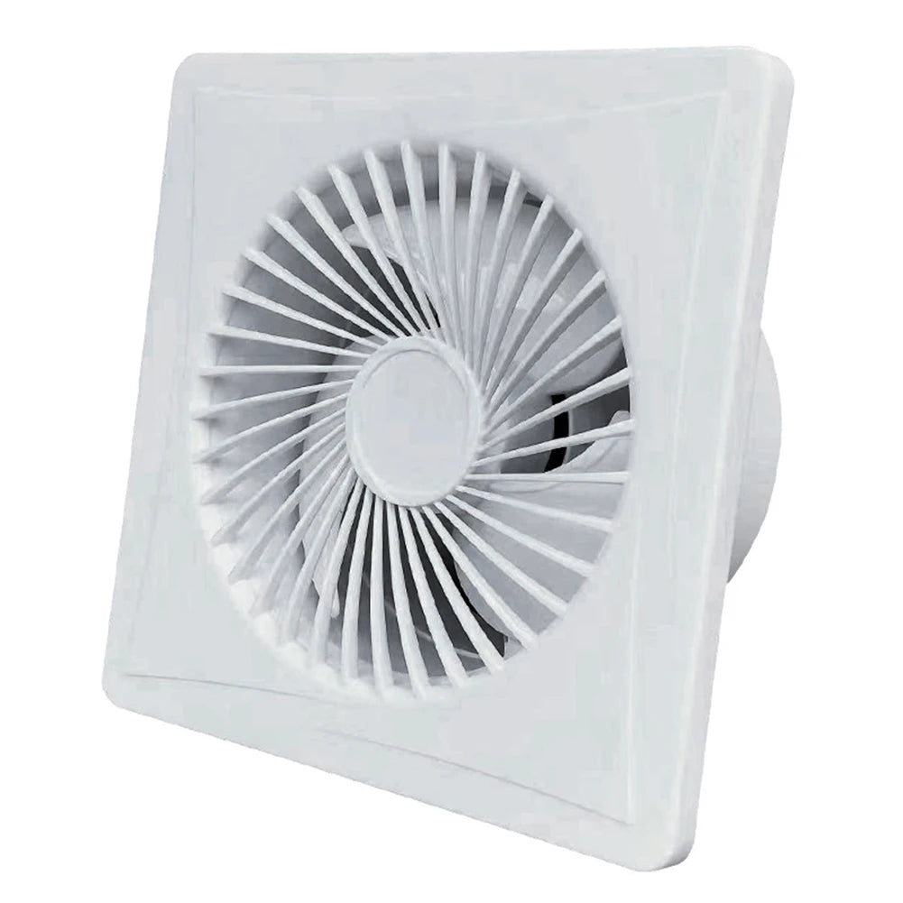 Solar 12V Exhaust Fan High Speed Air Vent Window Wall Fan Energy-Saving Extractor Fan Durable Kitchen Bathroom Chicken/Duck Coop
