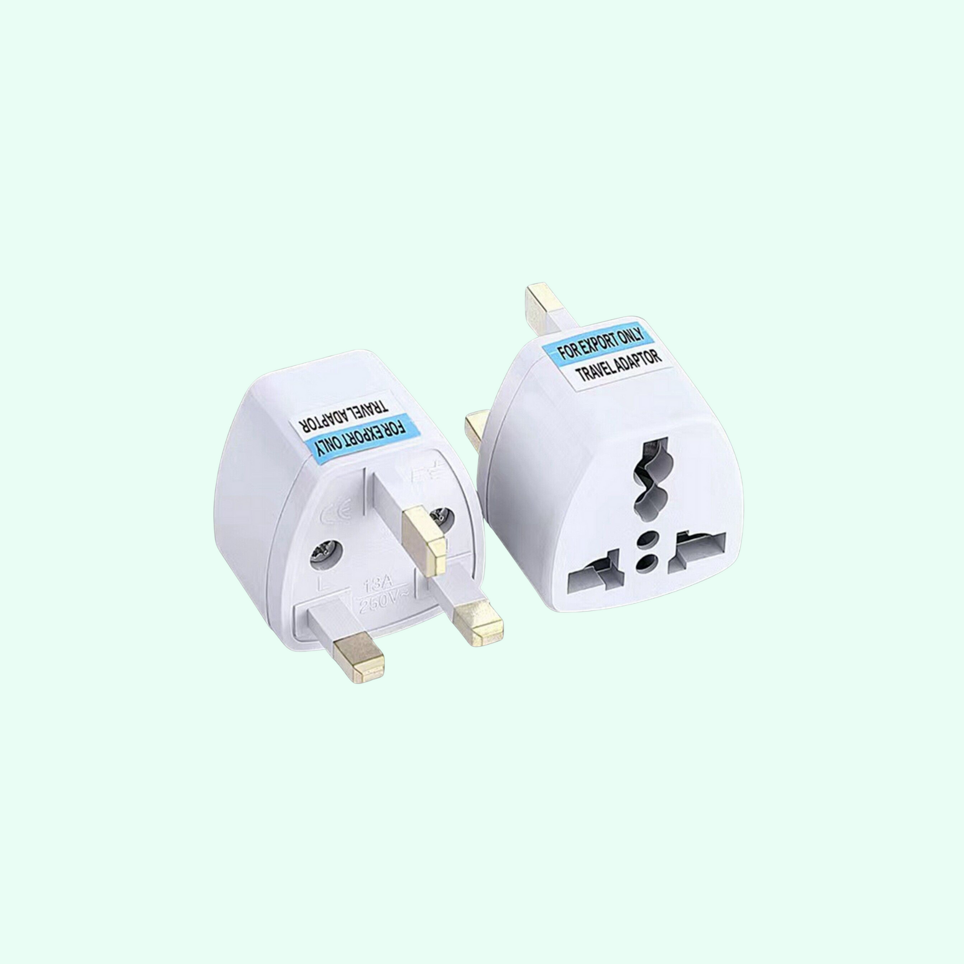 Universal Plug Adapter EU US UK AU CN To UK Type G Travel Socket Plug Converter by AIOX ONLINE