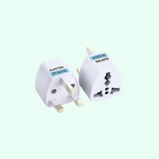 Universal Plug Adapter EU US UK AU CN To UK Type G Travel Socket Plug Converter by AIOX ONLINE