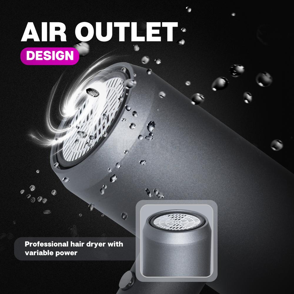 Professional Hot And cold Hair Dryer Household Powerful Dryer Sertex