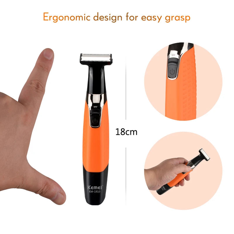 Kemei Electric Shaver for Men Rechargeable Beard Trimer Sertex