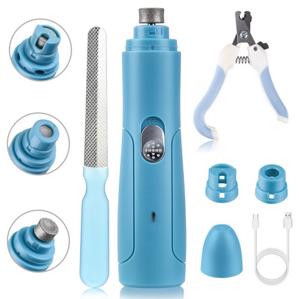Electric Pet Nail Grinder Set Dog Nails Polisher Clipper Sertex