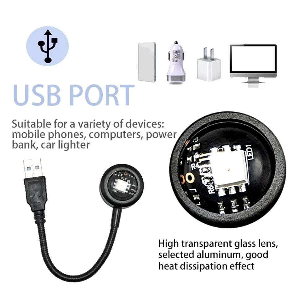 LED Sunset Lamp Nightlights USB Projector Birthday Party Decoration Mood Lights For Bedroom Living Room Wall Photography Sertex