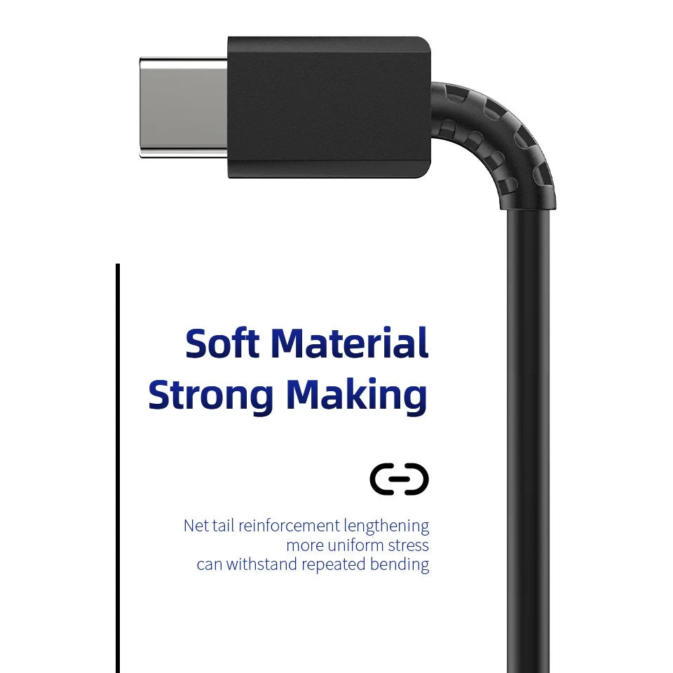 2PCS PD 45W USB C Cable For Samsung Galaxy S20 S21 S22 S23 Ultra Note 10 5G 20 A53 A54 Super Fast Charging USB Type C Data Cable Sertex