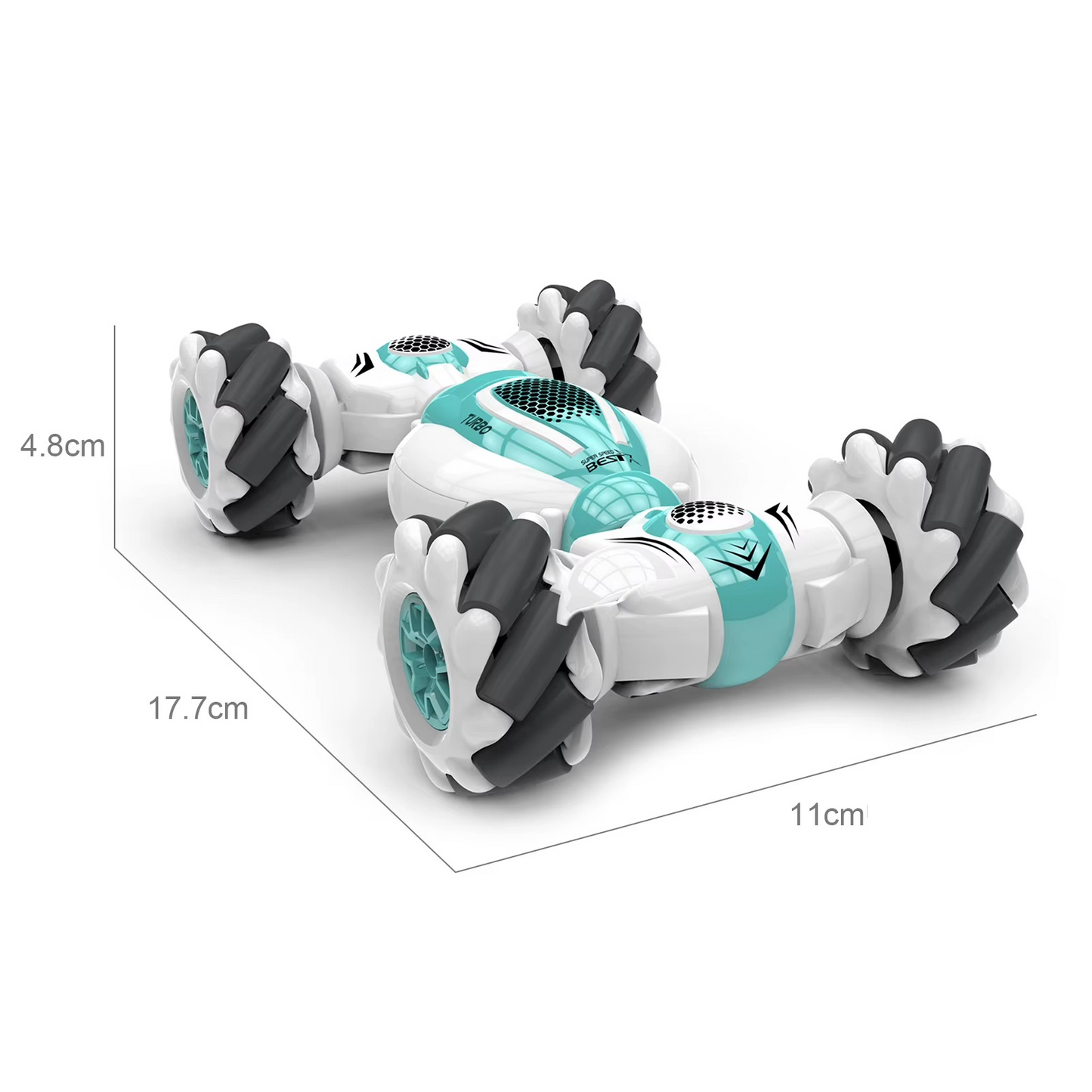 RC Stunt Car S-012 Remote Control Watch Gesture Sensor Deformable Electric Toy Cars All Terrain Speed 2.4GHz 4WD 360°Rotation My Value Mart
