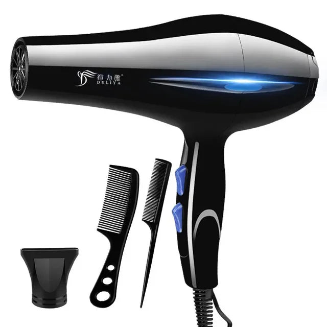 Hair Dryer 2200W Professional Powerful Hair Dryer Fast Heating Hot And Cold Adjustment Ionic Air Blow Dryer with Air Collecting by Sertex