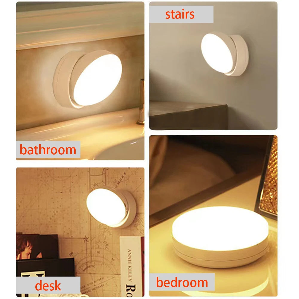 LED Night Light USB Charging Intelligent Human Induction For Bedside Cabinet Home Wardrobe Lighting Motion Sensor Light Led Lamp by Sertex