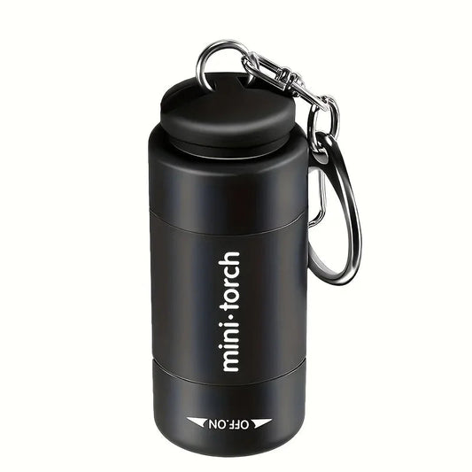LED Micro Pocket Flashlight Portable USB Rechargeable Keychain Flashlight Waterproof Home Outdoor Hiking Camping Flashlight Sertex