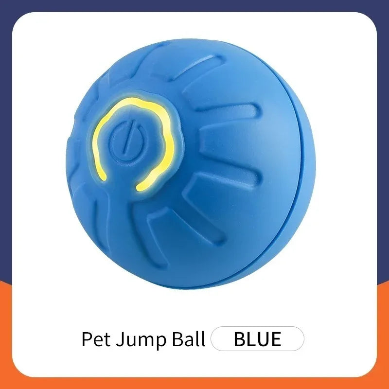 Smart Dog Toy Ball Electronic Interactive Pet Toy Ball USB Automatic Bouncing Rolling Toy Ball With RGB Lights Puppy Cat Product by Sertex
