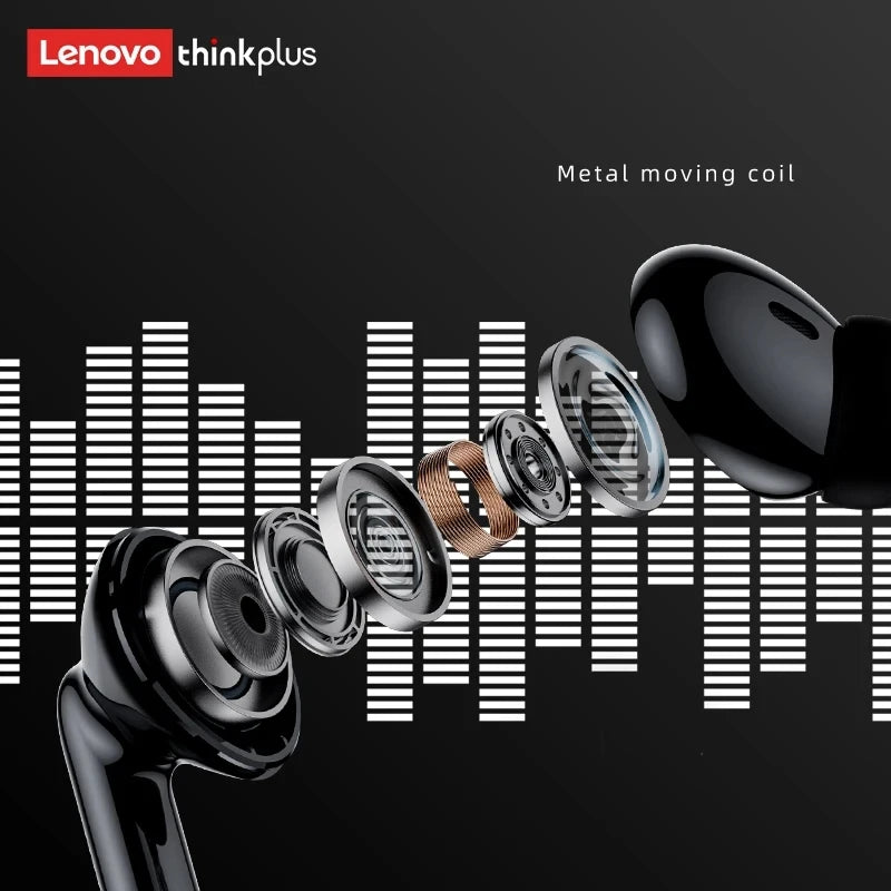 Lenovo Thinkplus XT88 in Ear Bluetooth Earphones with Dual Microphones, Stereo Noise Reduction, Bass HIFI Touch Earphones Sertex