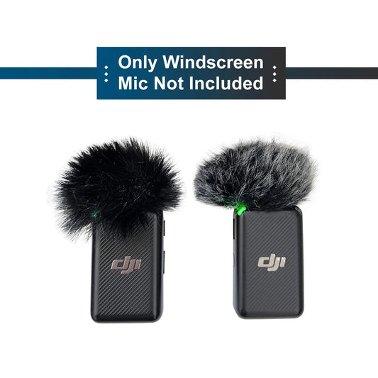 Outside Dead Cat Universal Lavalier Microphone Furry Cover Windscreen Fur Windshield Pop Filter For DJI Mic Blue Mantis Sertex
