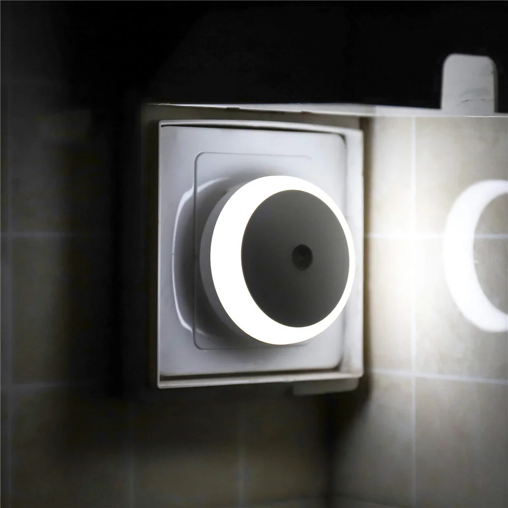 LED Night Light Plug in Dusk To Dawn Smart Sensor Auto Dim Into Wall Night Lamp for Bathroom Hallway Kitchen Stairway Bedroom by Sertex